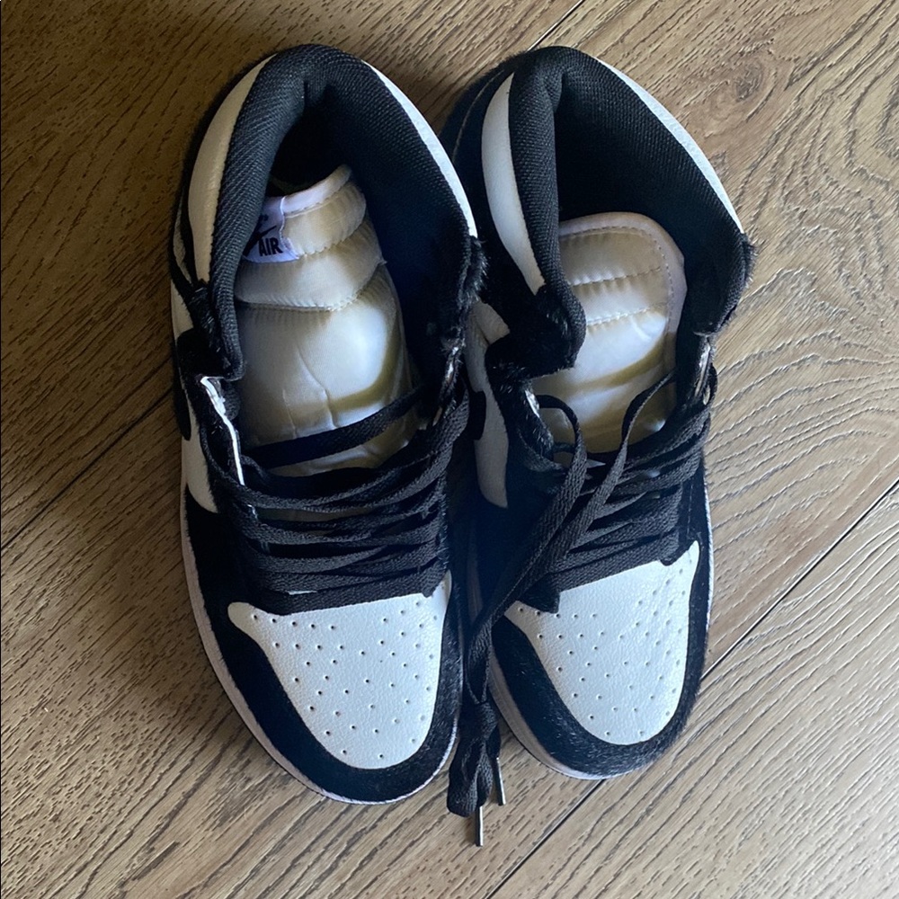 Nike Air Black and White High-Tops